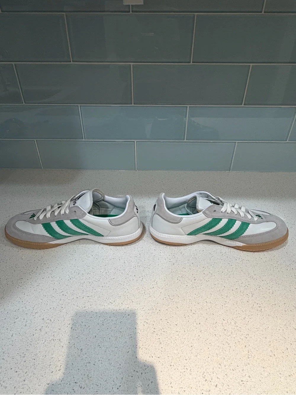 Adidas Samba MN ID3922 Cloud White Green Gum Men’s US 8 Women’s 9-9.5 Premium - Picture 6 of 14